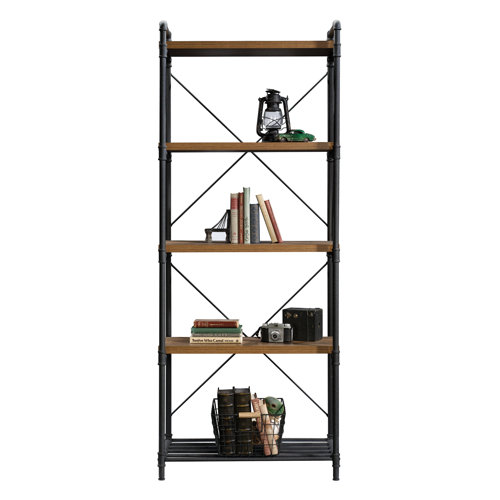 Williston Ulen 75.66'' H x 29.92'' W Steel Standard Bookcase & Reviews Wayfair